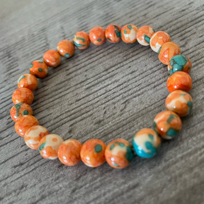 Summer Storm Stone Bracelet Set | Boho UK